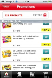 page promo auchan drive iphone