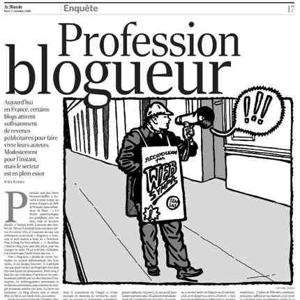 Profession blogueur