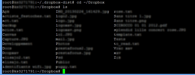 tuto installer dropbox kimsufi dedibox 4